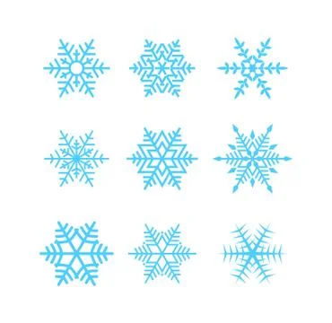 Beautiful snowflake vector illustration Illustrazione stock