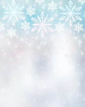 Beautiful snowflakes background Stock Illustration