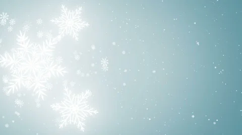 Beautiful Snowflakes - winter background. Stock Footage 55819042