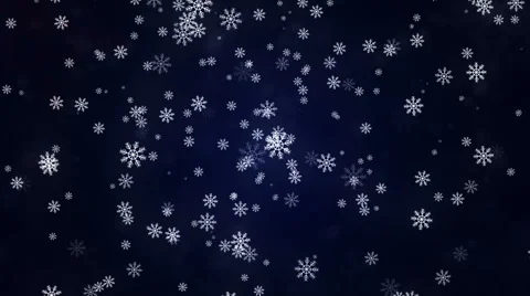 Beautiful Snowflakes - winter background. Video stock 56145864