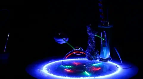 Beautiful soap bubbles show Stock Footage