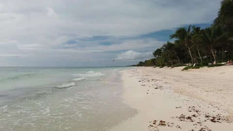 Beautiful sound of the beach waves Vídeo Stock 150932203