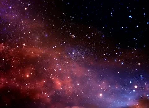 Beautiful space background Stock Illustration