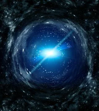 Beautiful space background Stock Illustration