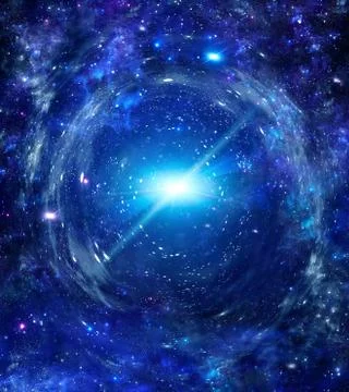 Beautiful space background Stock Illustration