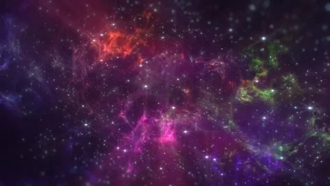 Beautiful Space Galaxy Motion Background Stockbeeldmateriaal 262739877