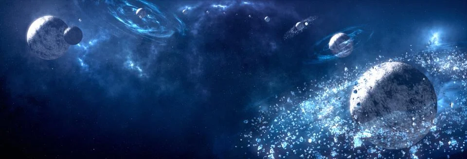 Beautiful space Stock-Illustration
