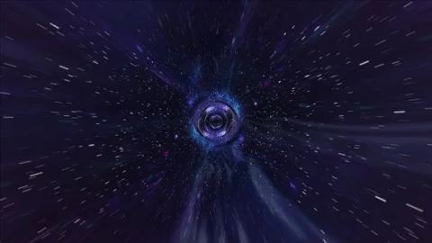 Beautiful Space Nebula Flight Stock Footage 275254218