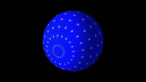 Beautiful sphere particle design Stock Footage 203810468