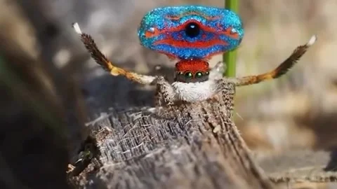 Beautiful spider Stock Footage 276898190