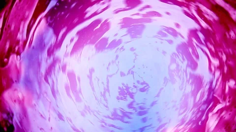 Beautiful spinning pink ink pattern Stock Footage 125954701