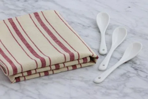 Beautiful spoon set Stock Photos