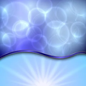 Beautiful spring background with curve Stock Illustration