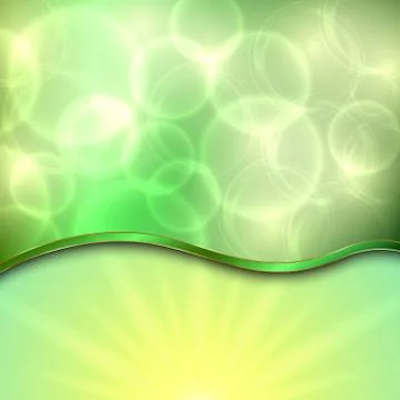 Beautiful spring background with curve Stock Illustration