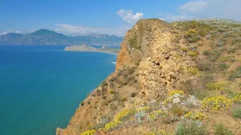 Beautiful spring bay Video stock 82769938