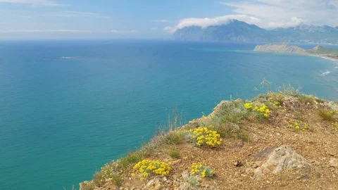 Beautiful spring bay Stock Footage 82769942