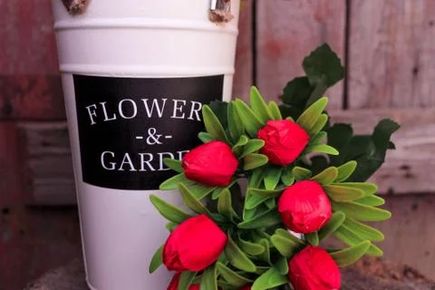 Beautiful spring flower composition.  Stock Photos