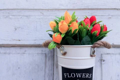 Beautiful spring flower composition.  Stock Photos