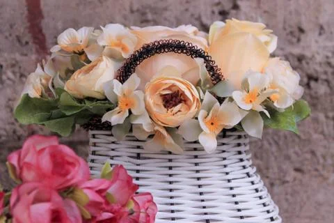 Beautiful spring flower composition.  Stock Photos