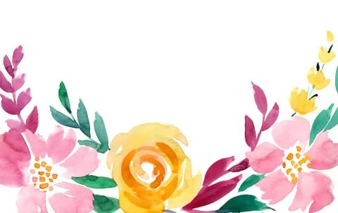 Beautiful spring flowers Illustrazione stock