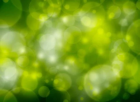 Beautiful spring natural bubble background Stock Illustration