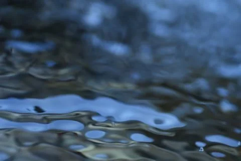 Beautiful  spring water surface background. top view. close up . Foto stock