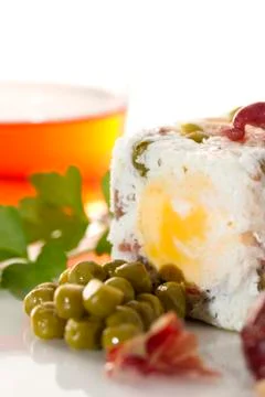 Beautiful square egg Stock Photos