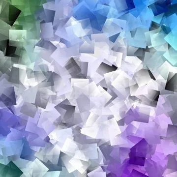 Beautiful squared pattern with overlapping squares Stockillustratie