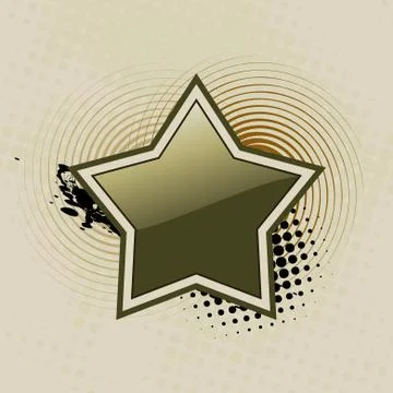 Beautiful star vector art Illustrazione stock
