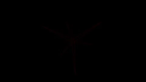 Beautiful star visual loops effect on black background Stock Footage 291713245