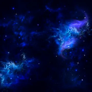 Beautiful starry sky Stock Illustration