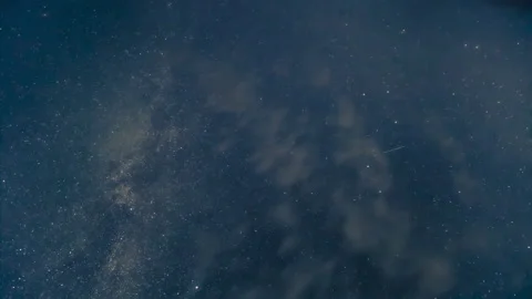 The beautiful starry sky. time lapse Stock Footage 133023735