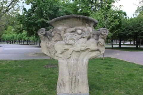 Beautiful statues in the park Stock-Fotos