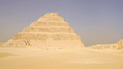 The beautiful stepped pyramid of Djoser Stock Footage 144701836