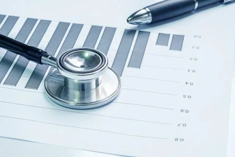 Beautiful stethoscope Foto stock