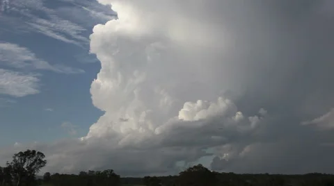 Beautiful Storm Time-lapse Gloucester, NSW Stock Footage 50088262