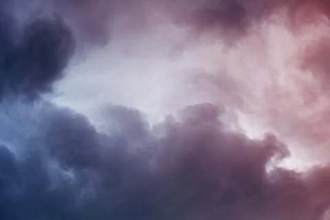 Beautiful stormy cloudscape Stock Photos