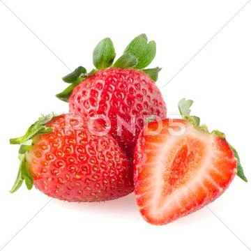 Beautiful strawberries Stock Photos