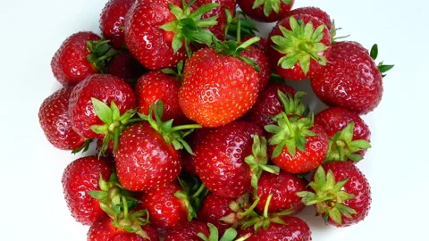 Beautiful strawberry Stock Footage 235173273