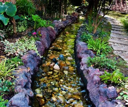 The beautiful stream Stock Photos