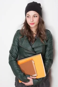 Beautiful student. Foto stock