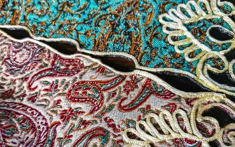 Beautiful stylish tablecloth texture pattern in Costa Rica. Stock Photos