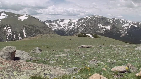 Beautiful Summer Day in the Rockies Stock Footage 41664067