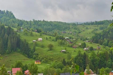 Beautiful summer mountain Stock Photos