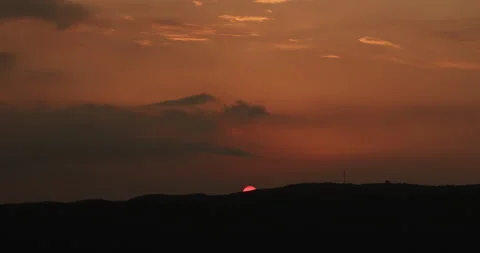 Beautiful Summer Sunset at Green Filds Видео 335647553