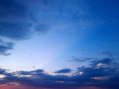 Beautiful summer sunset Stock Photos