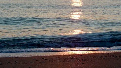 Beautiful Sun Path in the Sea Video stock 80293936