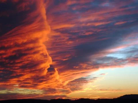 Beautiful sundown Stock Photos