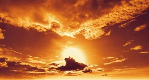 Beautiful sundown Stock Photos