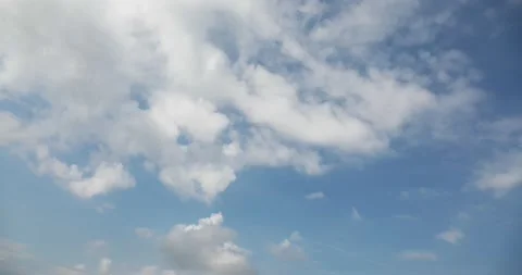 Beautiful sunny sky with clouds time lapse Stock Footage 231900898